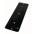 Pylex Post Connector Plate, 2 x 6, 4 x 4 in Column/Post, Black 10930